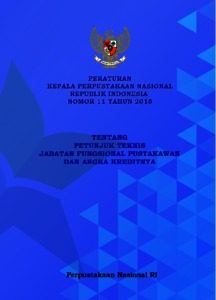 PERATURAN KEPALA PERPUSTAKAAN NASIONAL REPUBLIK INDONESIA NOMOR 11 ...